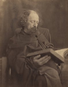 Tennyson Reading, 1865. alkotó: Julia Margaret Cameron