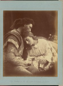 Sir Lancelot és Guinevere királyné búcsúja alkotó: Julia Margaret Cameron