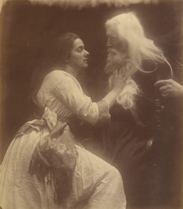 Vivien és Merlin, 1874. szeptember. alkotó: Julia Margaret Cameron