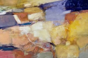 Élénk absztrakt mezők alkotó: Julia Purinton
