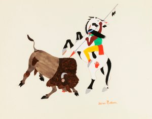 Bölény vadász alkotó: Julian Martinez