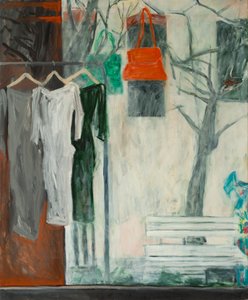 The Clothes Shop, 2016 (olaj, vászon) alkotó: Julie Held