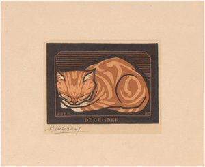 December (eredeti cím az objektumon) alkotó: Julie de Graag (signed by artist)