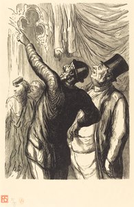 Univerzális kiállítás: Egy igazi Cicerone alkotó: Julien Antoine Peulot after Honoré Daumier