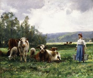 A tehénlegelő, alkotó: Julien Dupre