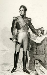 Jacques Lauriston, 1804, 1839. alkotó: Julien Leopold Boilly