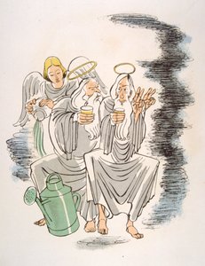 Humoros bor-illusztráció 1946. Illusztráció: Julien Pavil alkotó: Julien Pavil