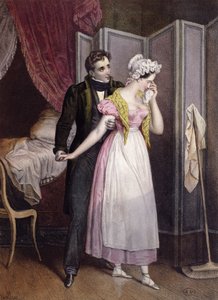 A mester és a szobalány, 1830-40 körül