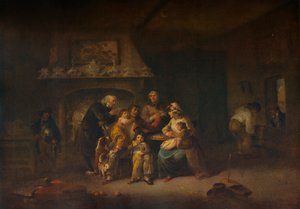 Házas tengerészek visszatérése, 1800 alkotó: Julius Caesar Ibbetson