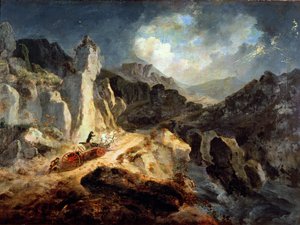 Egy Phaeton a viharban alkotó: Julius Caesar Ibbetson