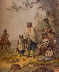 Cigány koldusok, c1795