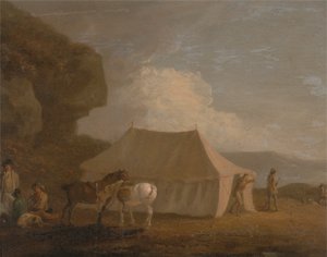 A lövöldözős parti alkotó: Julius Caesar Ibbetson