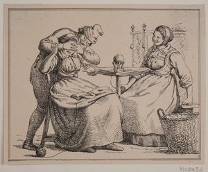 Illusztráció Julius Exner és Christian Winther képekhez és verseihez