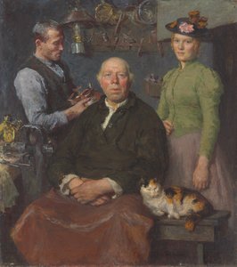 A kovácsműhely, 1910 körül (olaj, vászon)