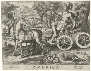 Amerika Amerika (cím a tárgyon) A négy kontinens (sorozat címe)