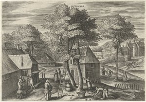 Szeptember (cím az objektumon) A tizenkét hónap (sorozat címe) alkotó: Julius Goltzius