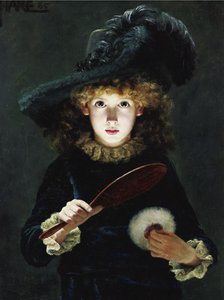 Öltözködés, 1885 alkotó: Julius Hare