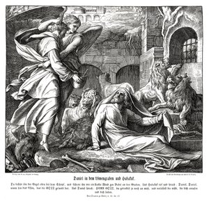 Daniel és az oroszlán barlangja alkotó: Julius Schnorr von Carolsfeld