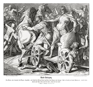 Aháb bukása alkotó: Julius Schnorr von Carolsfeld