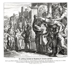 Jeruzsálem bukása, 2 király alkotó: Julius Schnorr von Carolsfeld