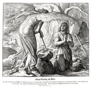 Gedeont bírónak, bírónak hívják alkotó: Julius Schnorr von Carolsfeld