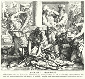 Heródes megöli a gyermekeket alkotó: Julius Schnorr von Carolsfeld