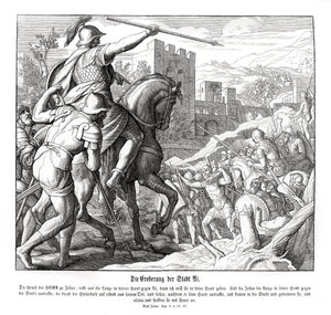 Józsué elfoglalja Ai városát, Józsuét alkotó: Julius Schnorr von Carolsfeld