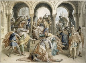 Kriemhild halála alkotó: Julius Schnorr von Carolsfeld