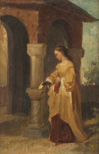lány a templom előtt alkotó: Julius Schnorr von Carolsfeld
