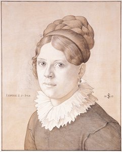 Henriette Schnorr von Carolsfeld portréja, 1817 alkotó: Julius Schnorr von Carolsfeld