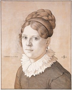 Henriette Schnorr von Carolsfeld portréja, 1817 alkotó: Julius Schnorr von Carolsfeld