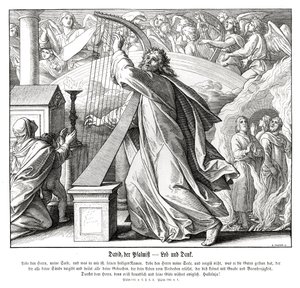 Zsoltárok - dicséret és hála alkotó: Julius Schnorr von Carolsfeld