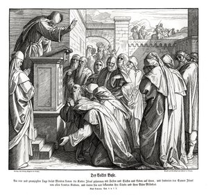 A nép megbánása, Nehémiás alkotó: Julius Schnorr von Carolsfeld