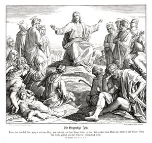 Hegyi beszéd, Máté evangéliuma alkotó: Julius Schnorr von Carolsfeld