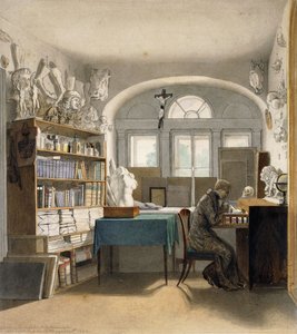 A művész tanulmányában alkotó: Julius Schnorr von Carolsfeld