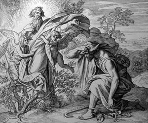 Az égő bokor alkotó: Julius Schnorr von Carolsfeld