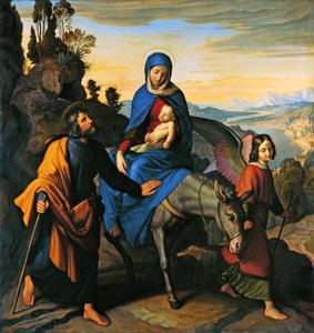 Az egyiptomi menekülés alkotó: Julius Schnorr von Carolsfeld
