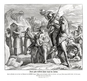 A Jordánon átkelõ frigyláda, Józsué alkotó: Julius Schnorr von Carolsfeld