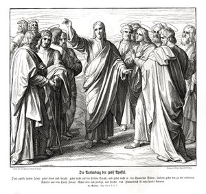 A tizenkét apostol, Máté evangéliuma alkotó: Julius Schnorr von Carolsfeld