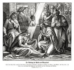 Bölcsek, Máté evangéliuma alkotó: Julius Schnorr von Carolsfeld