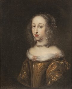 Anne Dorothee de Holstein Gottorp hercegnő – Anna Dorothea Holstein-Gottorp hercegnő (1640-1713) portréja, Ovens, Juergen (1623-1678). Olajfestmény. Mérete: 69x57 cm. Nemzeti Múzeum Stockholm