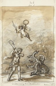 Az arisztokrácia pusztulása, díszítés a Westermarkton, 1795 Az arisztokrácia bénulása (cím a tárgyon)