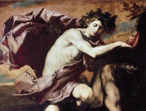 Apollo és Marsyas Apollo, miután megnyerte a Marsyas elleni kihívást, meghámozzák, majd bedobják egy barlangba. alkotó: Jusepe de Ribera