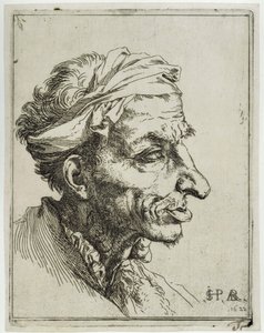 Kis groteszk fej alkotó: Jusepe de Ribera