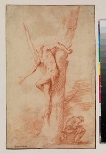 Fára kötött ember, pihenő alak, 1630-35 alkotó: Jusepe de Ribera