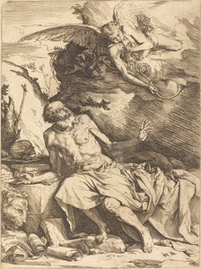 Szent Jeromos meghallja az utolsó ítélet trombitáját alkotó: Jusepe de Ribera