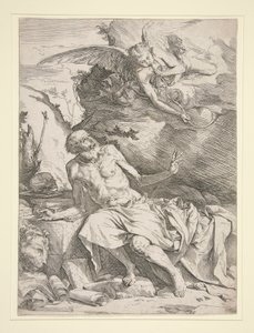 Szent Jeromos az angyallal alkotó: Jusepe de Ribera