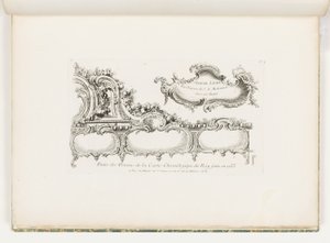 Része az 1733-as kronológia (Ószövetség) díszítésének a király számára], pl. 35 in Juste Aurele Meissonnier munkája alkotó: Juste Aurèle Meissonnier