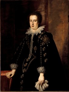 Claude de Medicis (Claudia de Medici) portréja (1604-1648) Federico della Rovere Urbin herceg felesége, majd V. Lipót osztrák főherceg Tirol Justus Sustermans festménye (1597-1681) 17. század Firenze, Pitti-palota