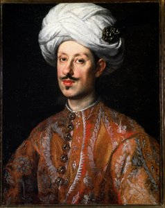 Ferdinando II de Medici (Ferdinand II de Medicis) (1610-1670) portréja keleti viseletben Justus Sustermans (1597-1681) festménye 17. század Firenze, Pitti-palota